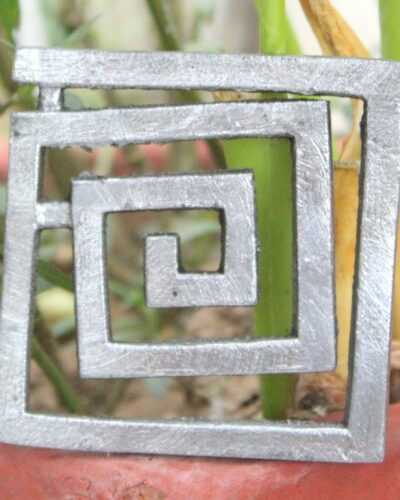 Silver Lead Square Helix  | South-West Corner Decor