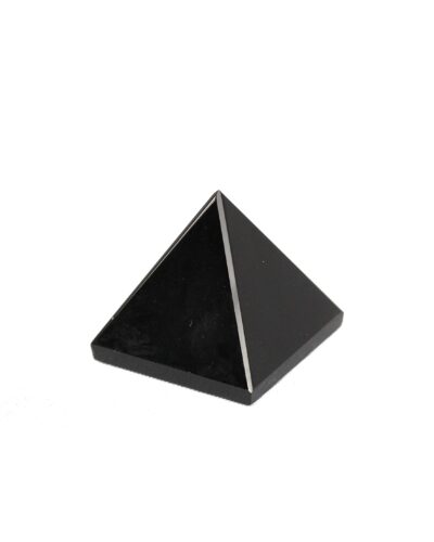 Black Agate Pyramid | 1.5-2 inch Approx. | Negative Energy Removal | Natural Stone | Home Decor