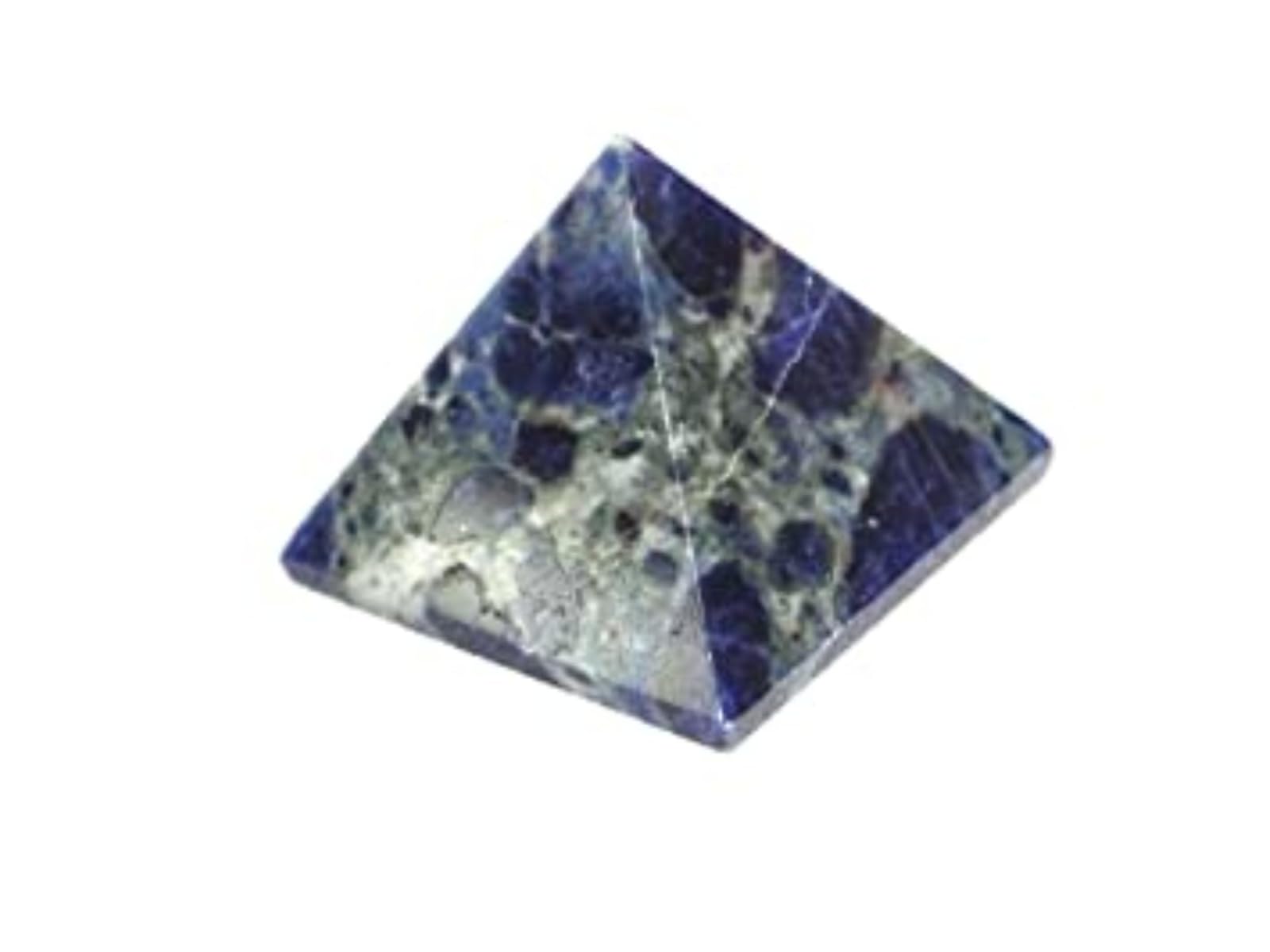 Sodalite Pyramid | 1.5-2 inch | Clarity & Focus | Natural Gemstone | Home Decor
