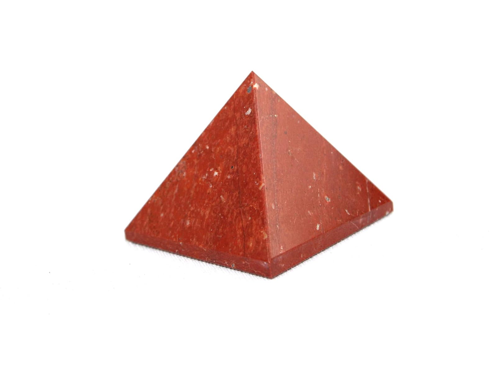 Red Jasper Pyramid | 1.5-2 inch Approx. | Strength & Grounding Stability | Natural Stone | Home Decor