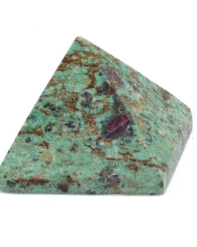 Ruby Fuchsite Pyramid | 1.5-2 inch | Energy Balancing & Healing | Natural Stone | Home Decor