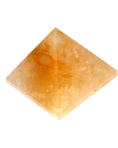 Golden Quartz Pyramid | 1.5-2 inch Approx. | Energy Amplification | Natural Stone | Home Decor