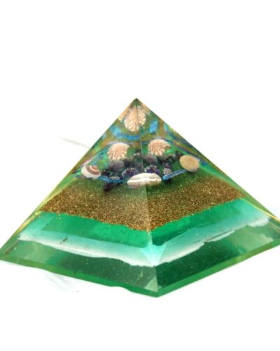 Ocean Orgone Energy Pyramid | Increase Energy Level , Relax & Sleep Better | Home Office Decor