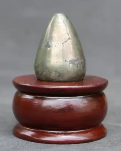 Pyrite Egg Gemstone Egg | 2-Inch | Wealth attraction | Home Office Decor