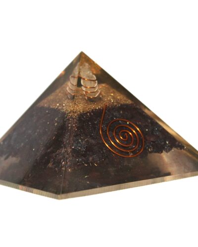Hematite Orgone Pyramid | Peace full & Self Confidence | Handmade | Home Office Decor