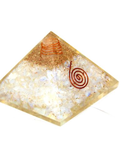 Opalite Orgone Pyramid | Students Stress Relief | Handmade | Home Office Decor