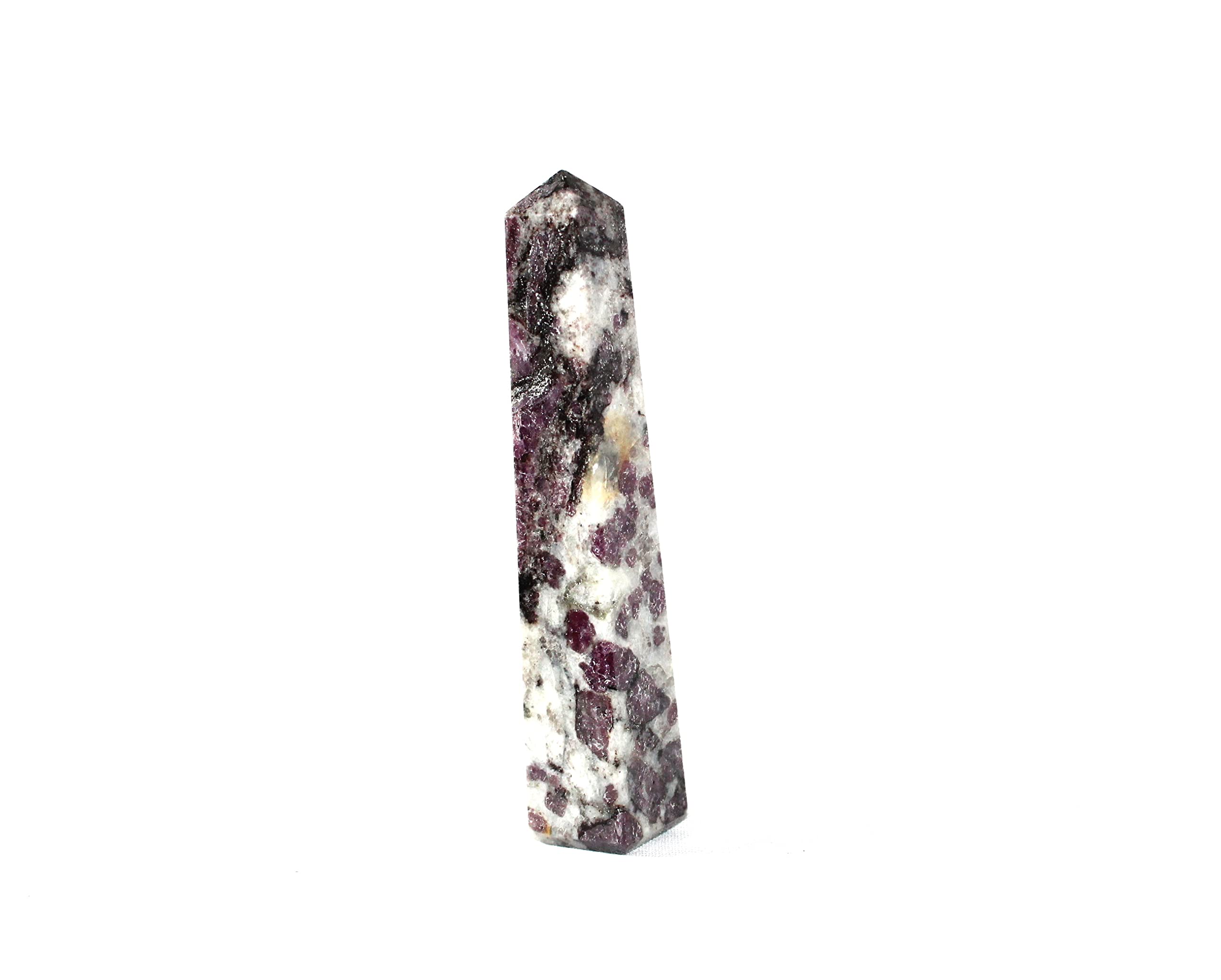 Garnet Metrix Gemstone Tower | 3.5-4 inch | Positive Energy , Balancing | Natural | Home Decor