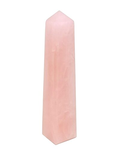 Rose Quartz Gemstone Tower | Relationship & Self Love | Natural | Home Decor