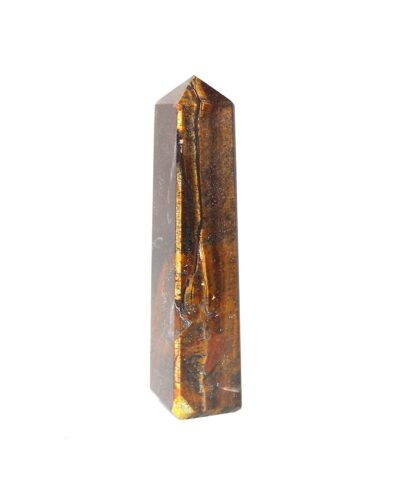 Tiger Eye Gemstone Tower | 3.5-4 inch | Protection | Natural | Home Decor