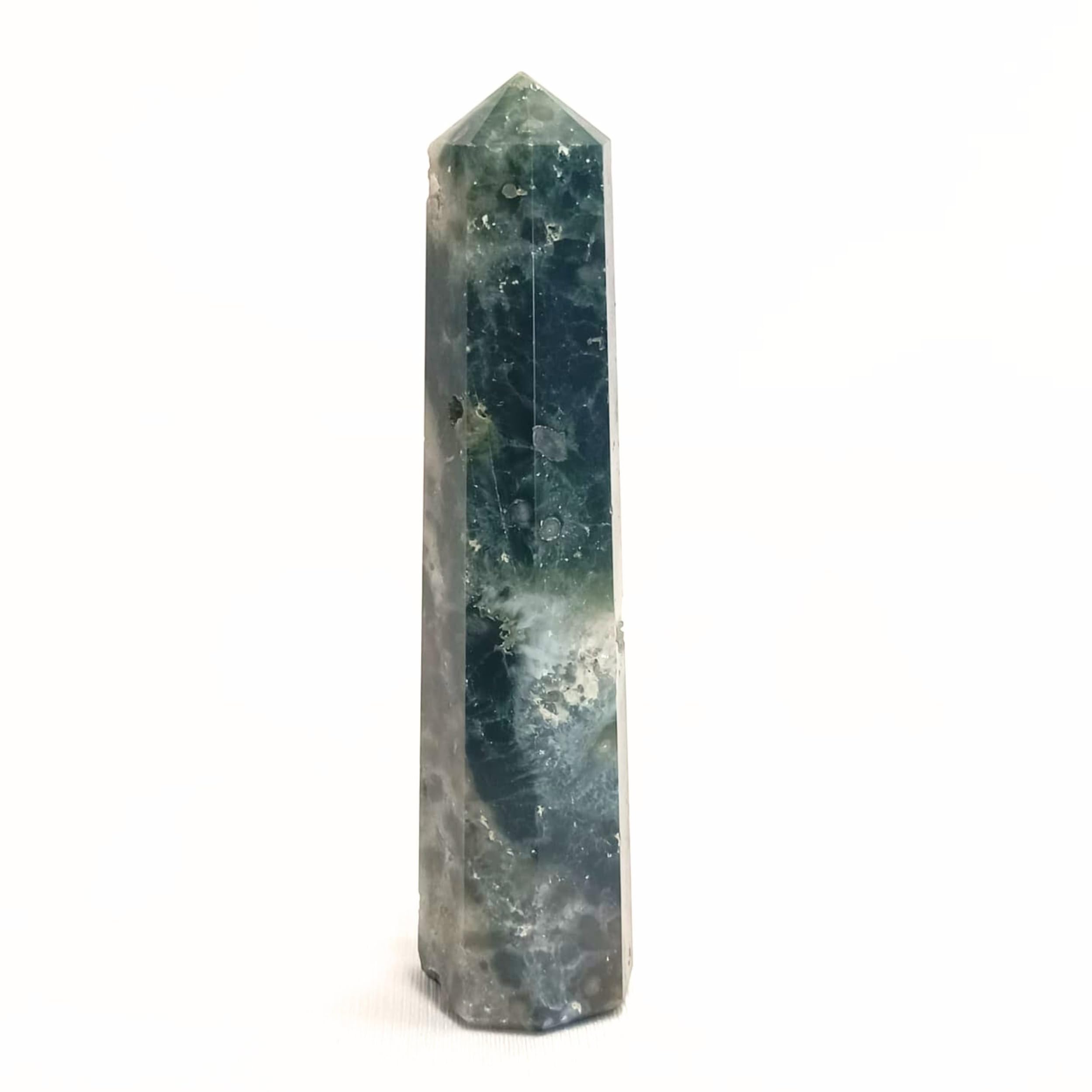 Ocean Jasper Gemstone Obelisk | 3.5-4 inch | Stone Of joy | Natural | Home Decor