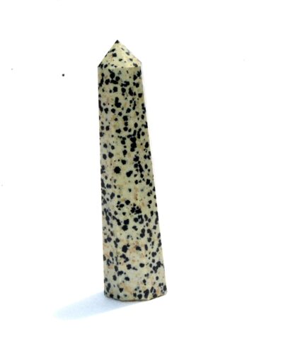 Dalmation Jasper Gemstone Obelisk | 3.5-4 inch | Natural | Home Decor
