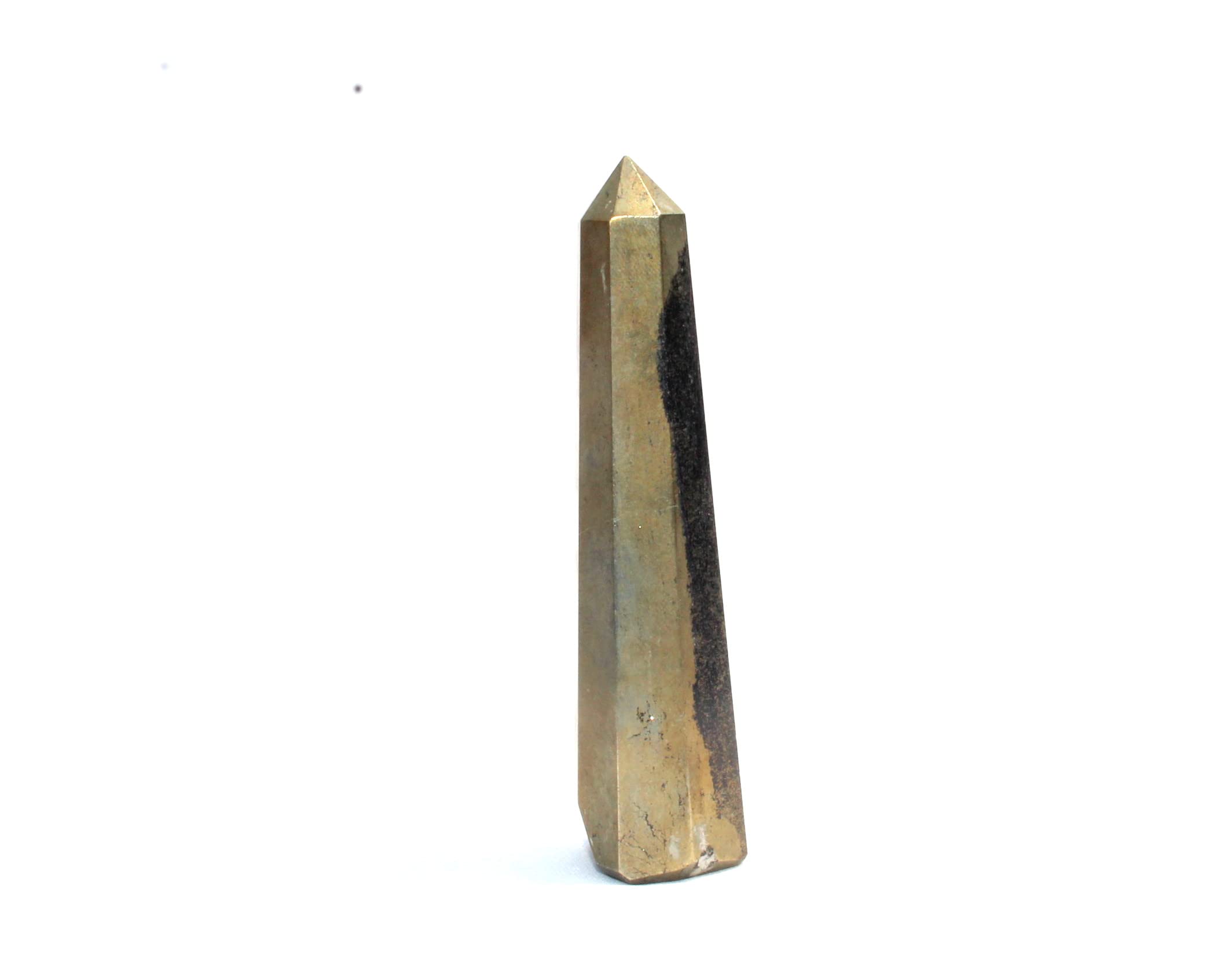 Pyrite Obelisk | 3.5-4 inch | Wealth , Abundance Attraction | Natural | Home Decor