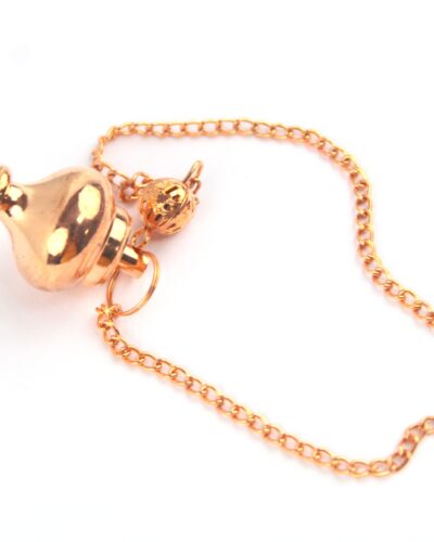 Pot Copper Pendulum | Healing , Metal Dowsing | Spiritual Tool With Chain
