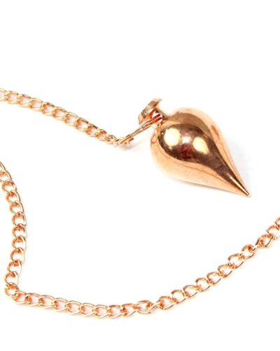 Teardrop Copper Pendulum | Healing , Enhance Intuition | Metal Pendulum