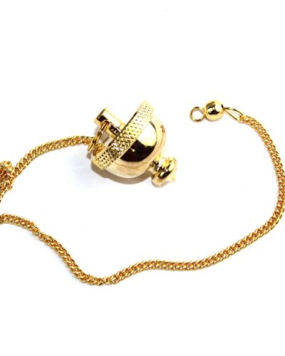 Dome Gold Pot Pendulum | Spiritual Energy , Dowsing | Spiritual Tool