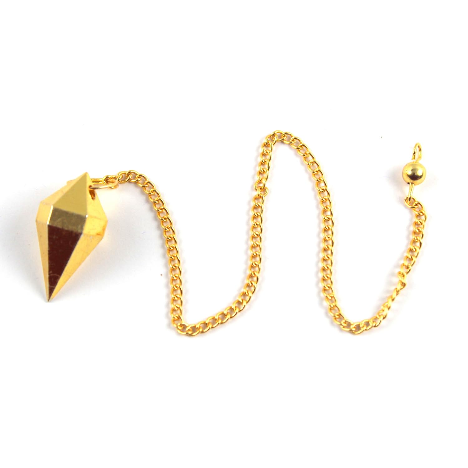 Double Point Brass Pendulum | Spiritual Healing , Energy | Metal Pendulum