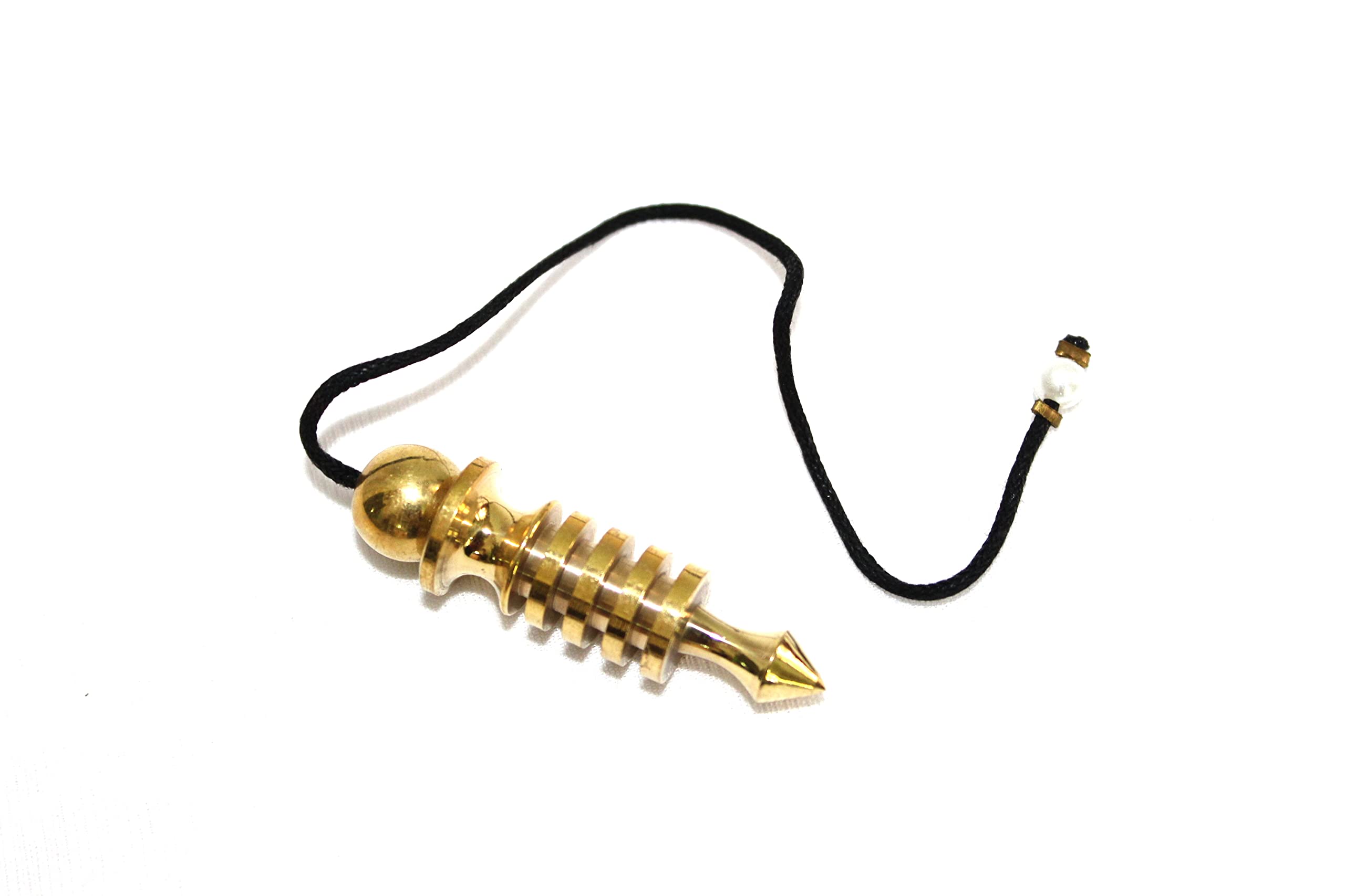 4 Isis Brass With Chord Pendulum | Divine Healing , Spiritual Energy | Metal Pendulum