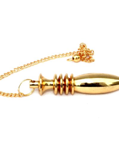 4 Isis Karnak Gold Plated Pendulum | Spiritual Healing , Dowsing | Metal Pendulum