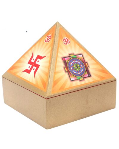 Orange Yantra Sticker Cash Box | Home Offfice Decor |