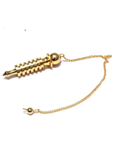 6 Isis Brass Pendulum | Dowsing , Spirituality | Metal Pendulum