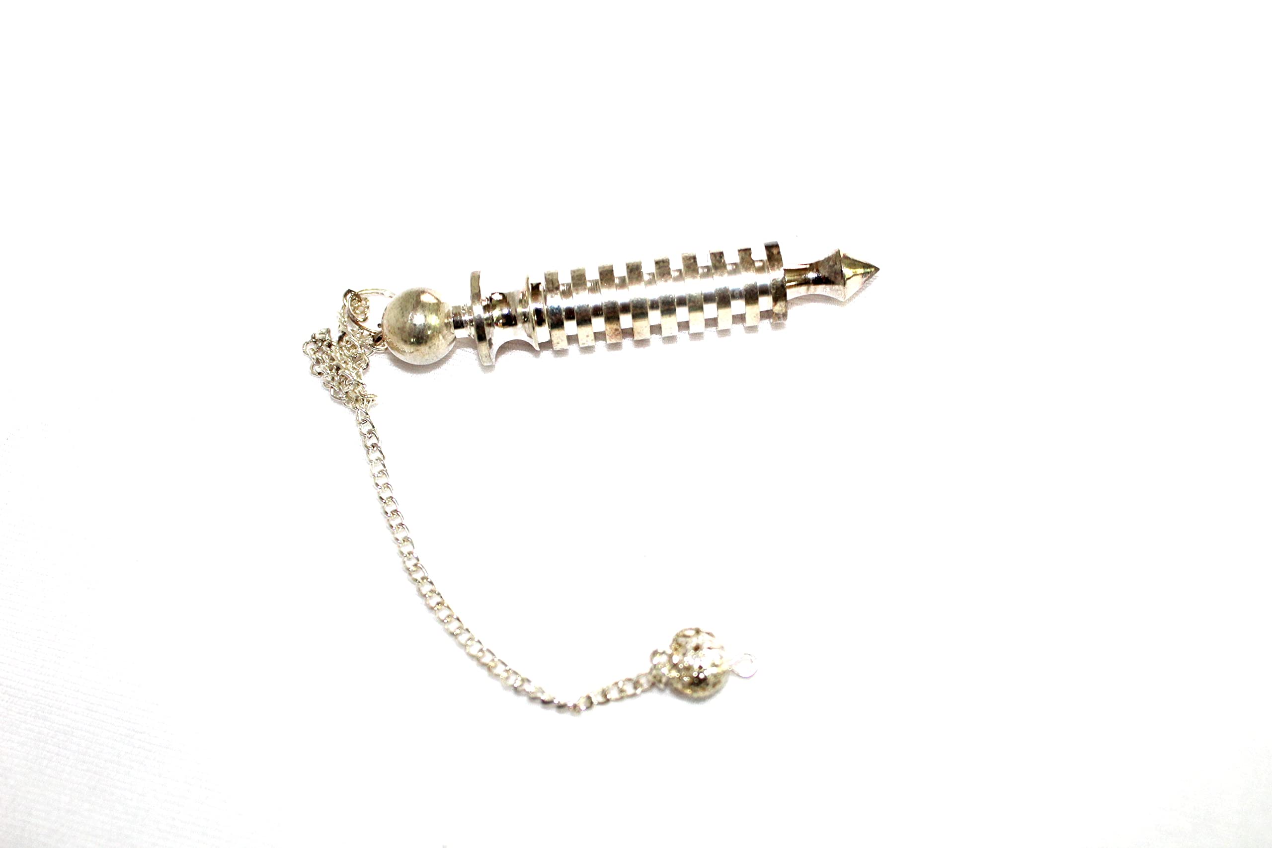 9 Isis Silver Plated Pendulum | Spiritual Healing , Divine Energy | Metal Pendulum