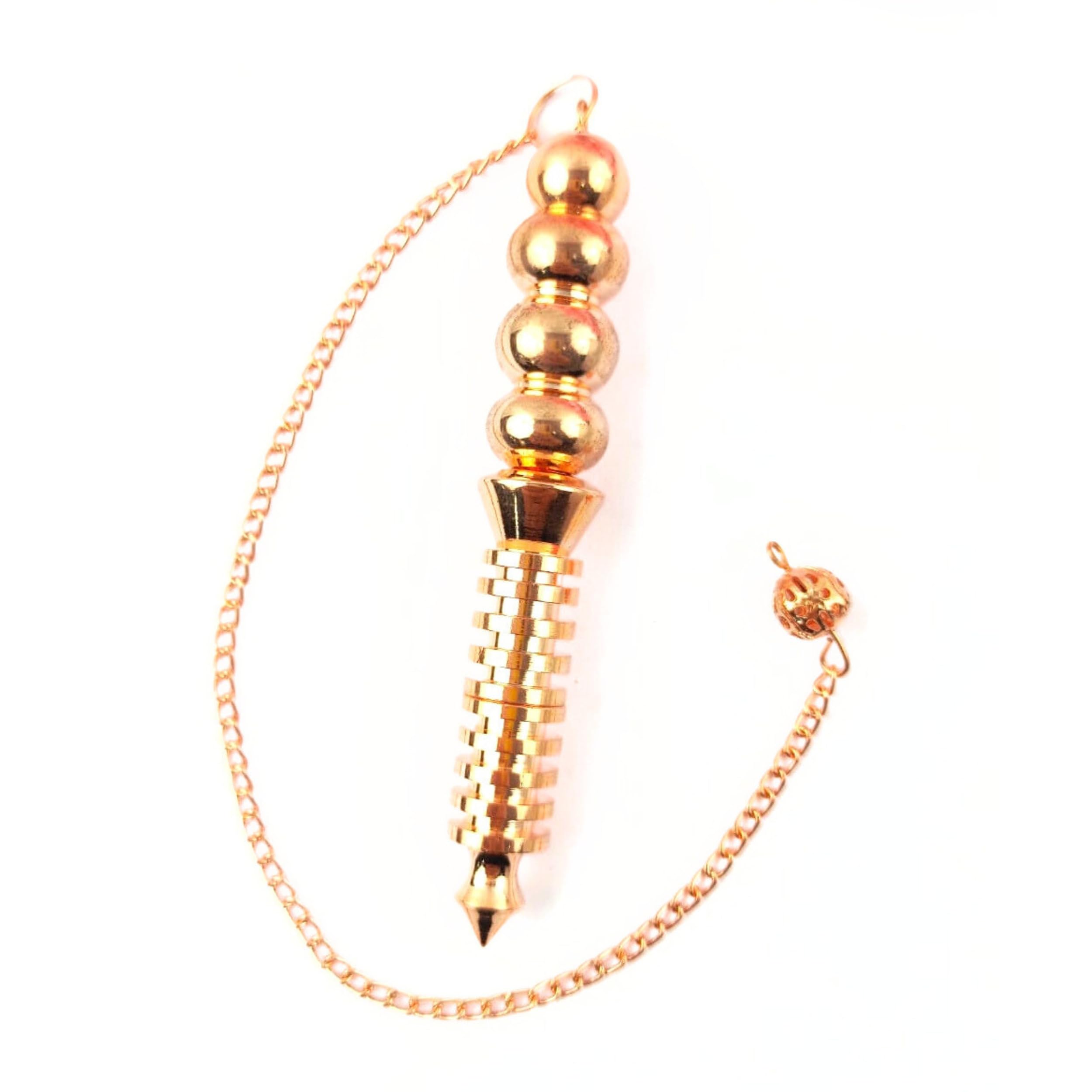 Orion 10 Isis Copper Pendulum | Meditation , Dowsing , Spiritual | Metal Pendulum