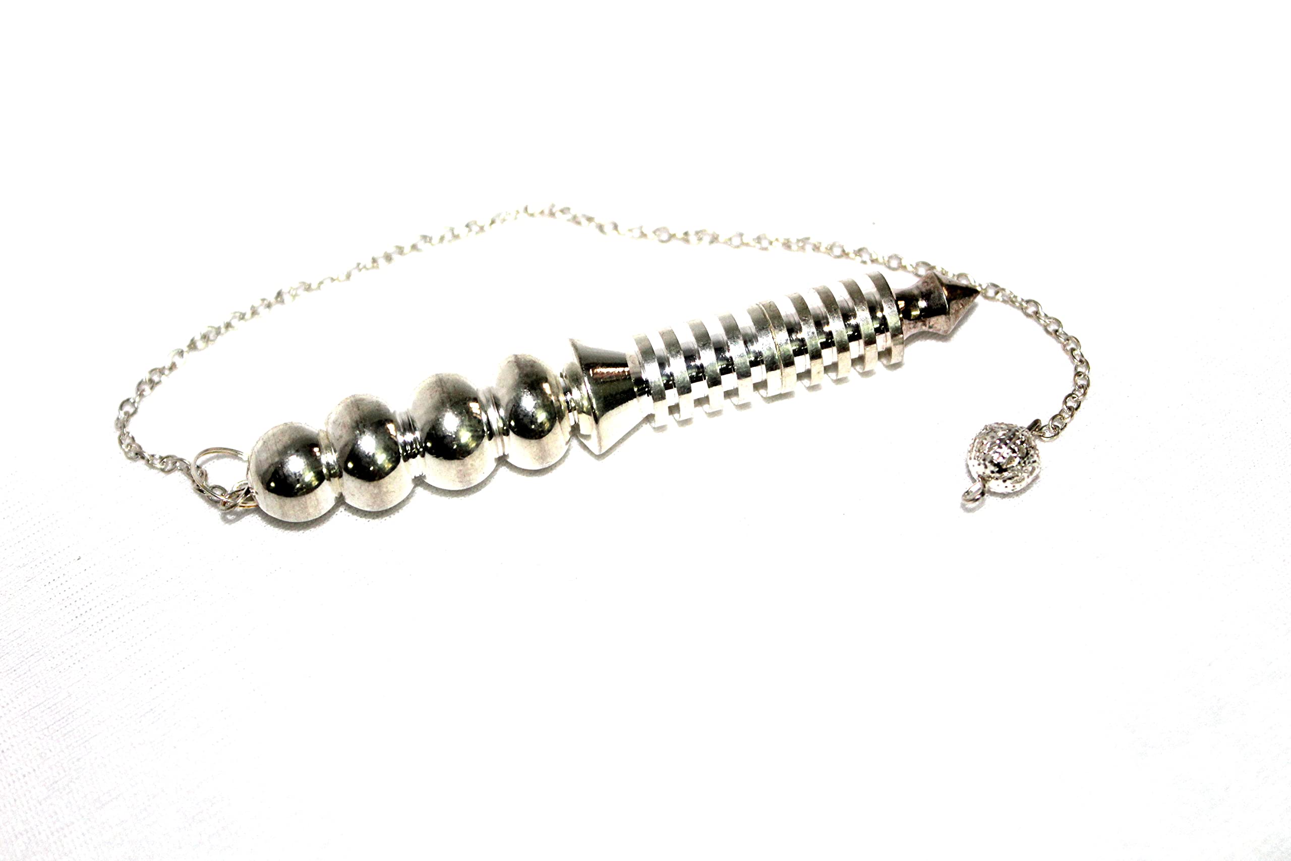 Orion 10 Isis Silver Plated Pendulum | Meditation , Dowsing , Spiritual | Metal Pendulum