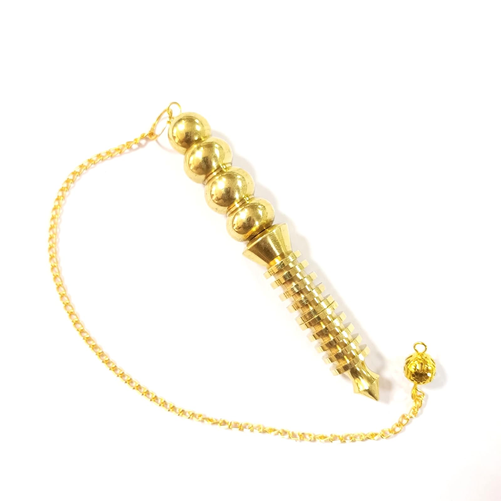 Orion 10 Isis Gold Plated Pendulum | Meditation , Dowsing , Spiritual | Metal Pendulum