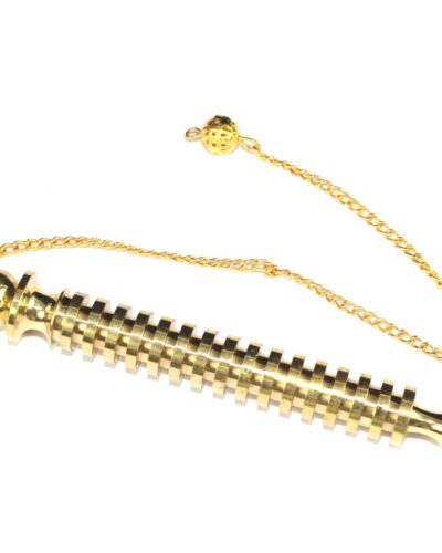 Orion 16 Isis With Chord Brass Pendulum | Meditation , Dowsing , Spiritual | Metal Pendulum