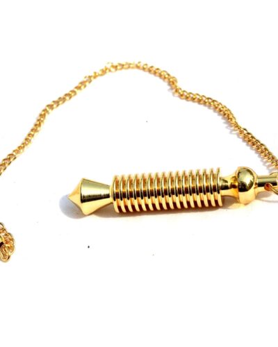 Orion 16 Isis Gold Plated Pendulum | Meditation , Dowsing , Spiritual | Metal Pendulum