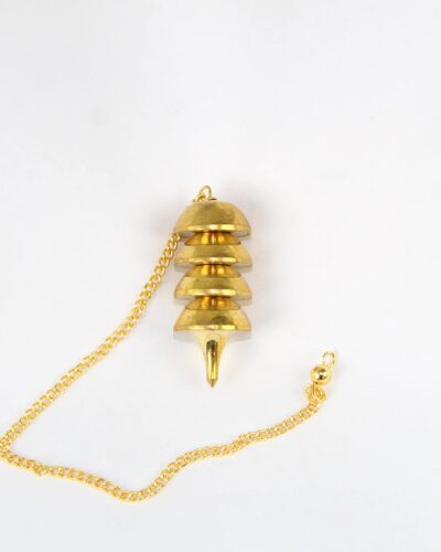 Osiris Gold Plated Pendulum | Spiritual , Dowsing , Divine Energy | Metal Pendulum