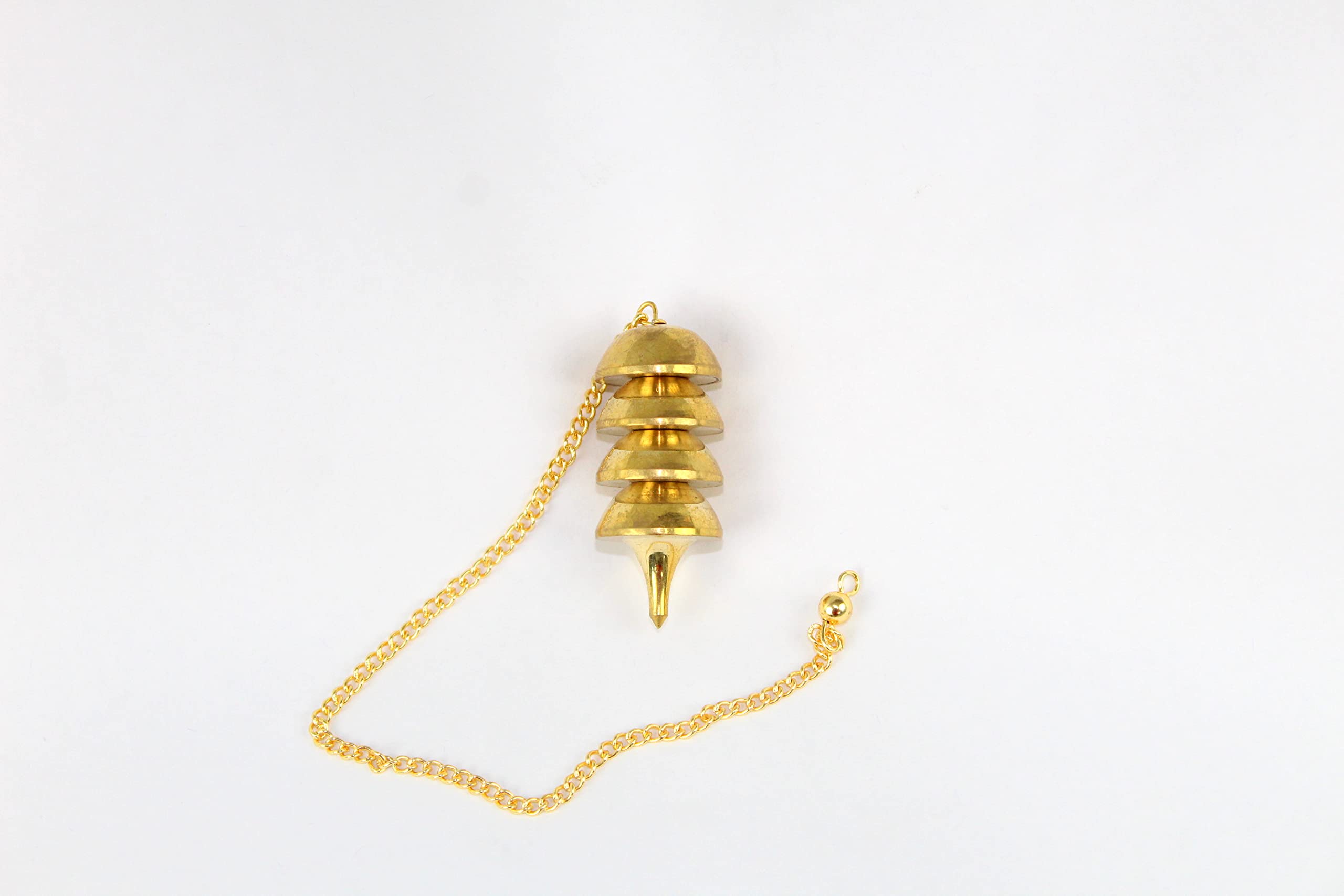Osiris Gold Plated Pendulum | Spiritual , Dowsing , Divine Energy | Metal Pendulum