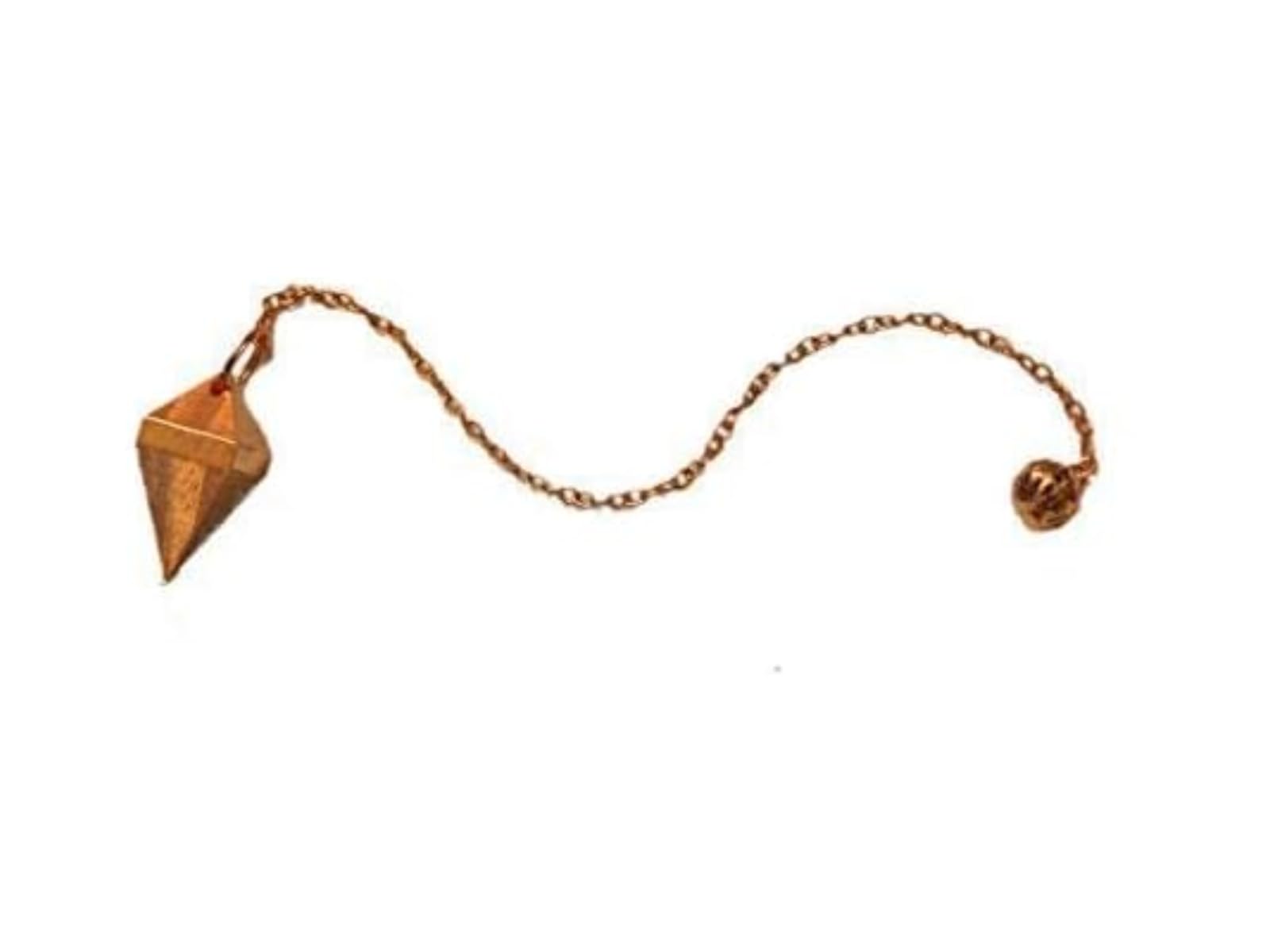 Double Terminated Copper Pendulum | Spiritual Healing , Dowsing | Metal Pendulum