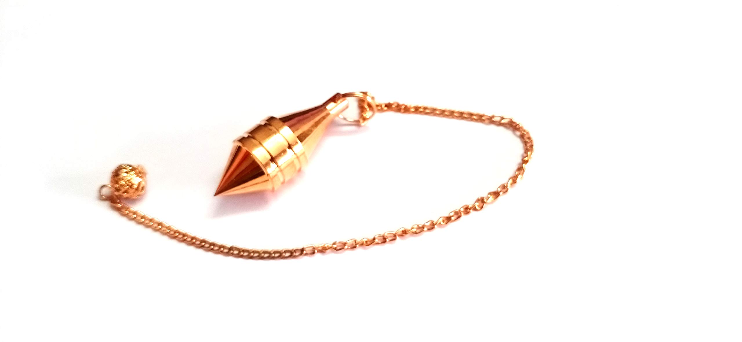 New D.Terminated Copper Pendulum | Spiritual Healing , Dowsing | Metal Pendulum