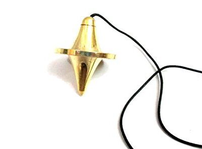 UFO Gold Plated Pendulum | Dowsing | Spiritual | Divine | Metal Pendulum