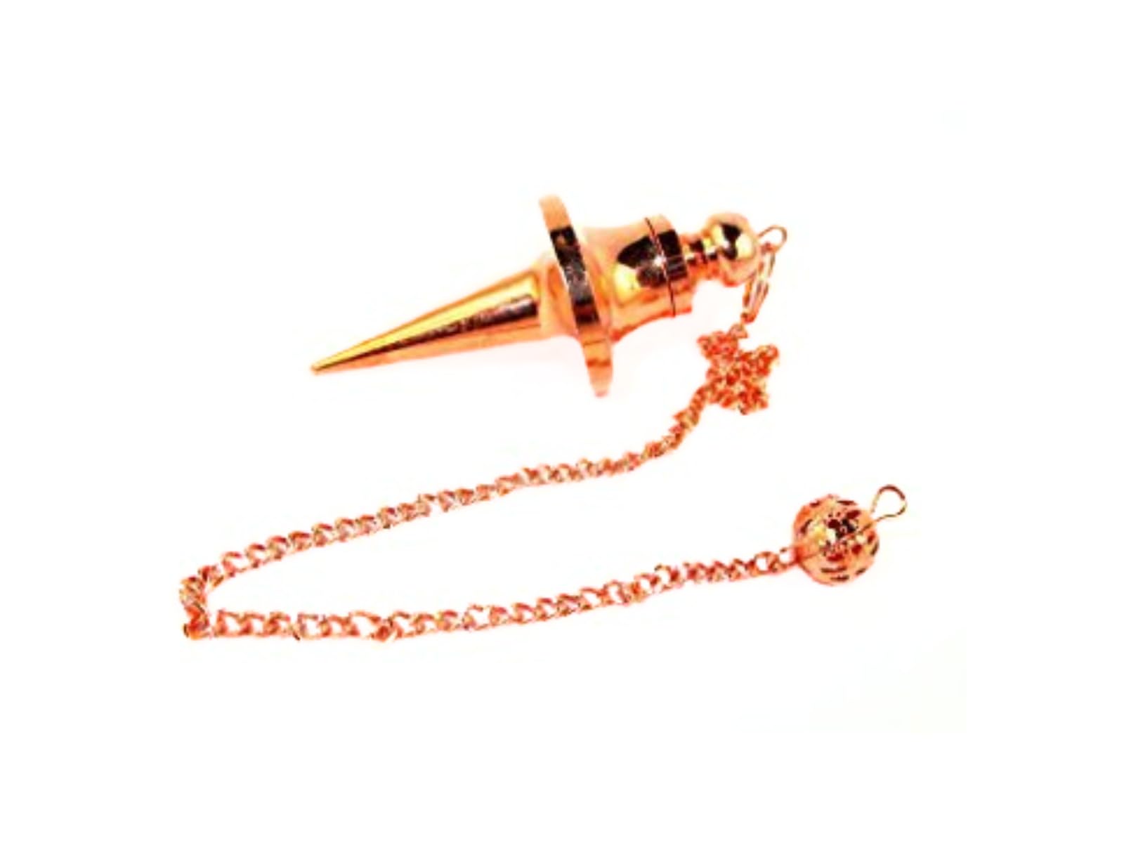 DISC Copper Metal Pendulum | Dowsing , Meditation , Spiritual | Metal Pendulum