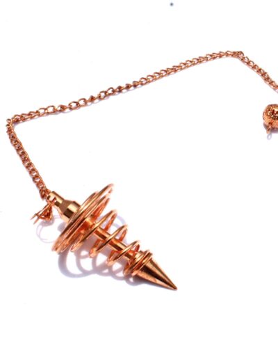 Vortex Copper pendulum | Spiritual | Meditation | Dowsing | Healing | Metal Pendulum
