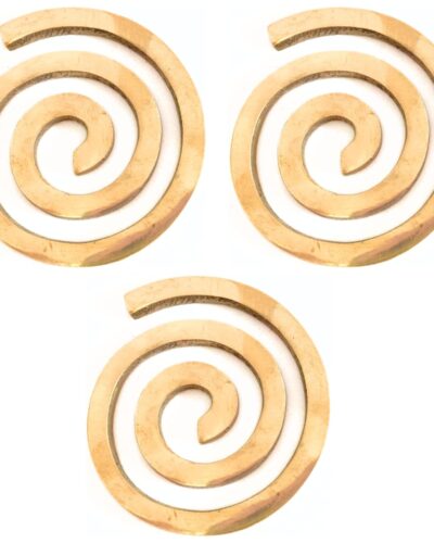 Brass Chokurei Coil Helix set of 3 | North - West Corner Decor | Home Office Corner Decors
