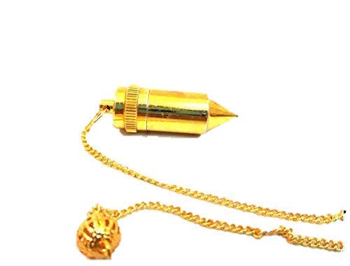 Authentic Bullet Gold Plated Pendulum | Spirituality | Healing | Dowsing | Metal Pendulum
