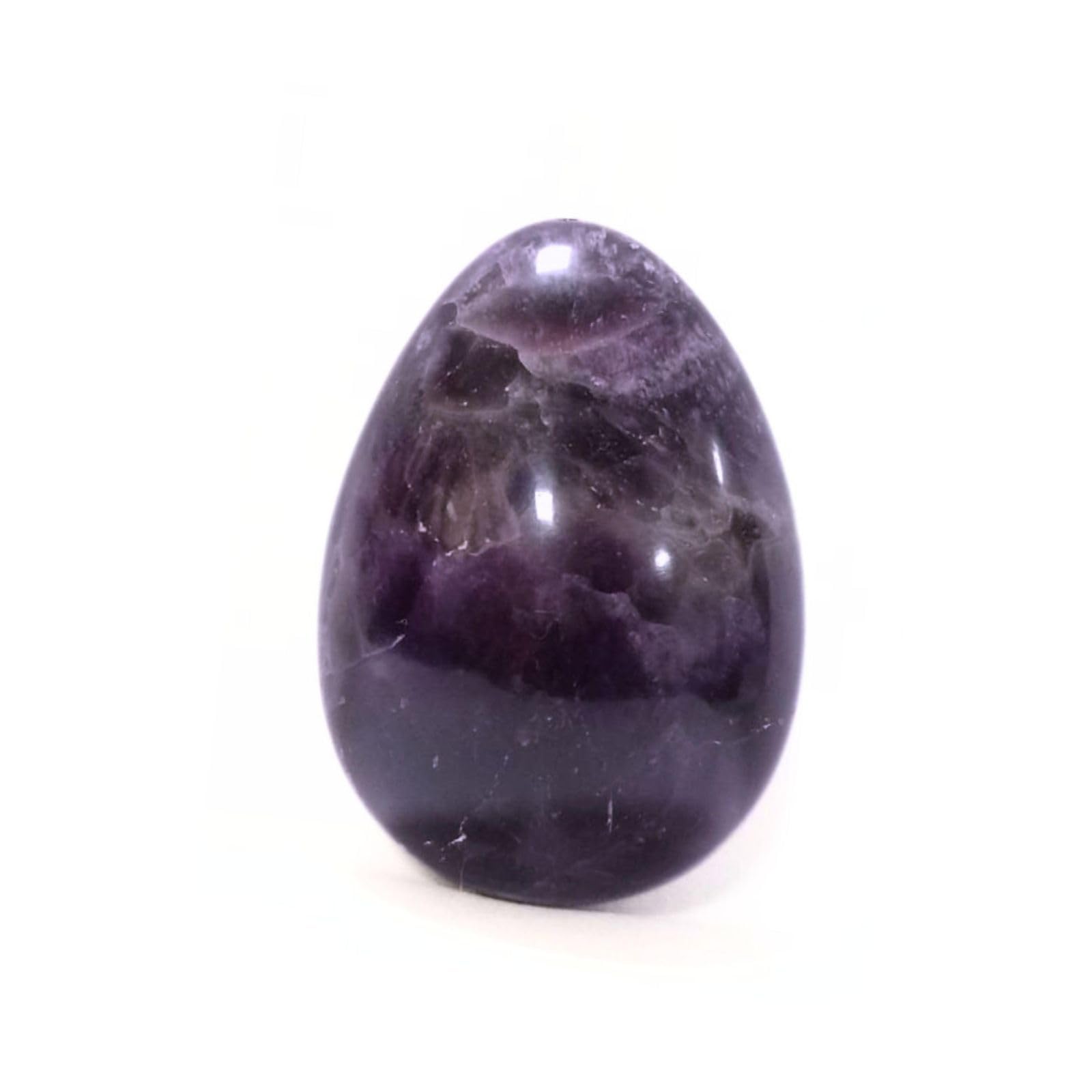 Amethyst Gemstone Egg | 2-Inch | Enhances Focus & calmness | Home-Office Decor