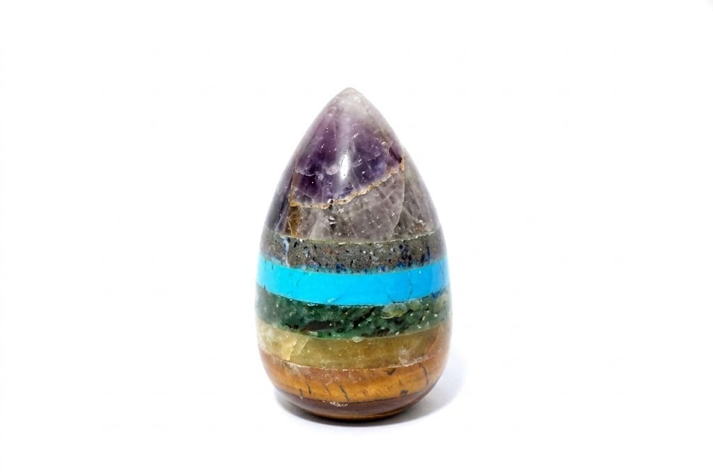 Bonded Gemstone Egg | 2-inch | Home Office Decor