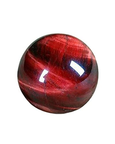 Red Tiger Eye Gemstone Egg | 2-inch | Motivation, Courage, and Focus | Home Office Decor