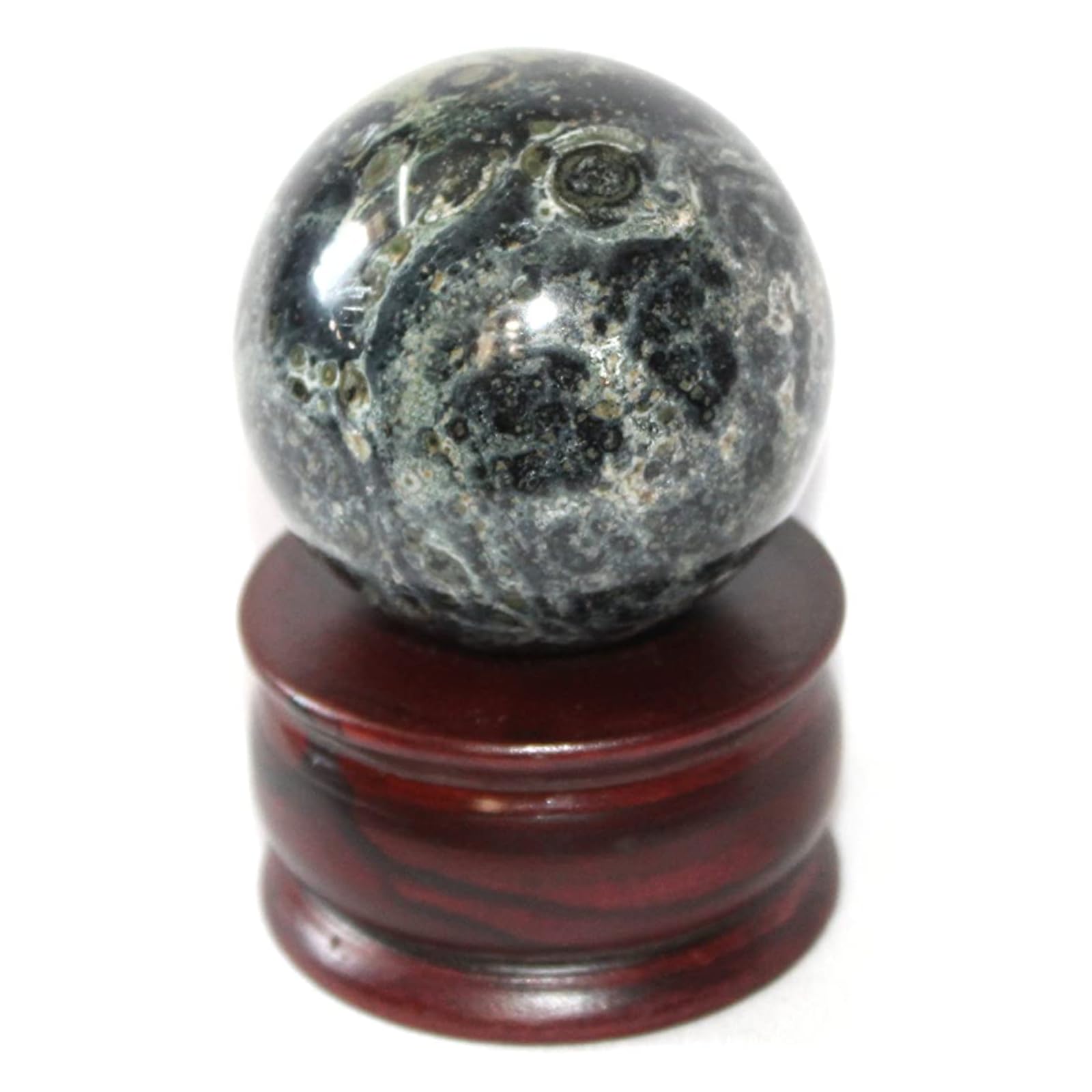 Kambaba Jasper ball | 50-55mm | Grounding Energy , Peace | Decor Item
