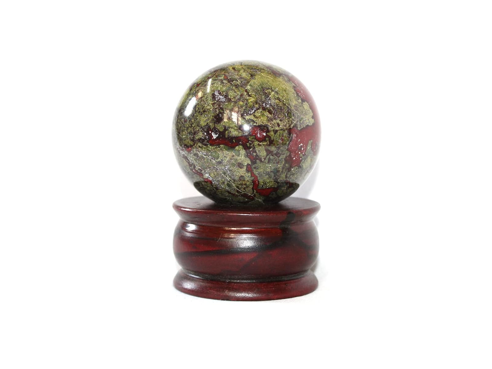Dragon Blood stone Ball | 50-55mm | Strength courage | Grounding Energy | Home Office Decor