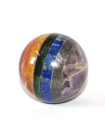 Energized Chakra Bonded Gemstone Ball | 50-55mm | Chakra balancing | Home Office Decor