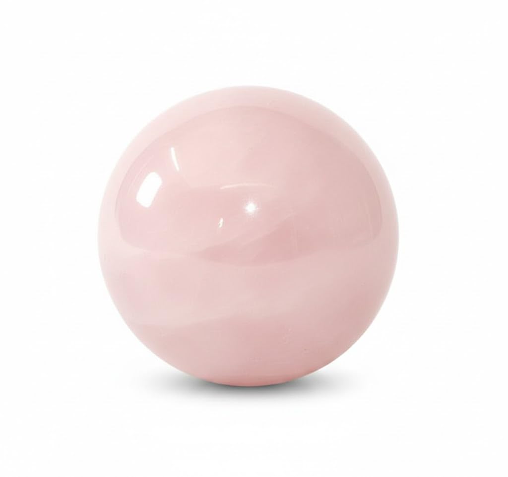Rose Quartz Ball | 50-55mm | Promotes love, Emotional Healing | Home Office decor
