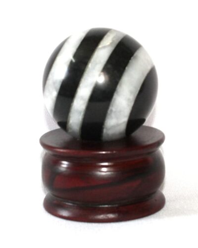 Black & White Gemstone Ball	| 50-55mm | Home Office Decor
