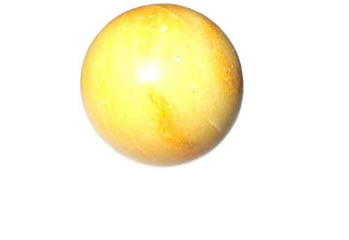 Yellow Jade Ball | 50-55mm | Prosperity & luck abundance | Home Decor