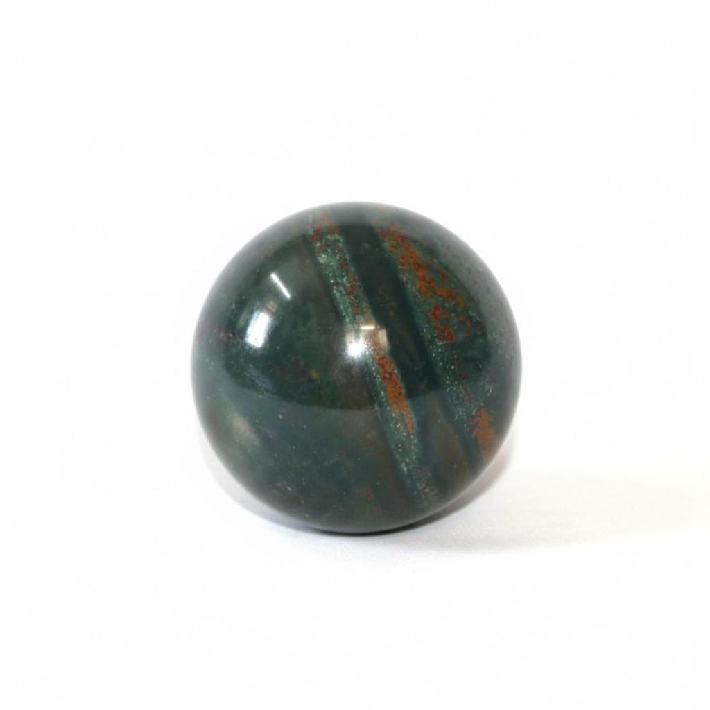 Bloodstone Gemstone Ball | 50-55mm | Boost strength & courage | Home Office Decor