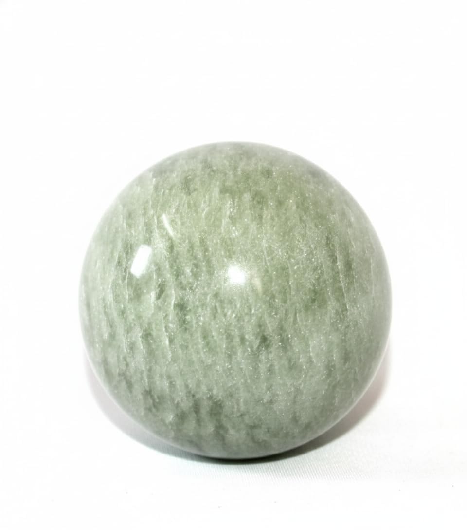 Green Aventurine Gemstone Ball | 50-55mm | Create Opportunities | Home Office Decor
